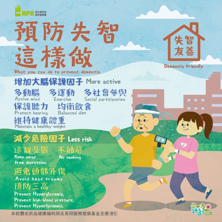預防失智可以這樣做(圖:衛福部國健署)