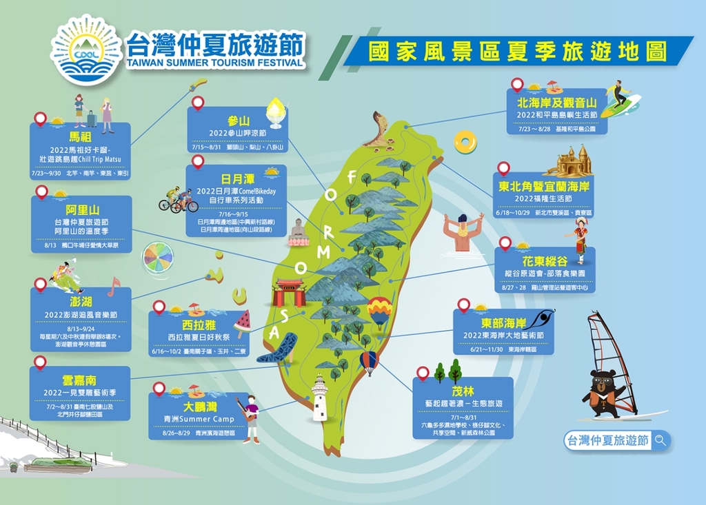 2022台灣仲夏旅遊節(圖:交通部觀光局)